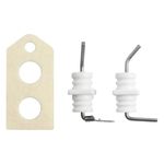 RMSPO 104000012 Flame Bar Electrode Kit for Rinnai Tankless Water Heaters for Rinnai Water Heater Replacement (One Piece Set)