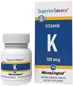 Superior Source Vitamin K1 Multivitamins, 100 mcg,Tablet, 100 Count