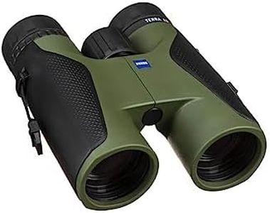 ZEISS Terra ED Binoculars 10x42 Waterproof, and Fast Focusing with Coated Glass for Optimal Clarity in All Weather Conditions for Bird Watching, Hunting, Sightseeing, Green