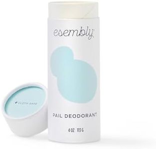 Esembly Pail Deodorant, Shakable Powder Deodorizer for Diaper Pails, Keeps Diapers, Gym Clothes and Dirty Laundry Smelling Fresh, Scents of Rosemary, Lemon and Grapefruit, 4oz