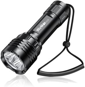 Wurkkos DL30 Dive Light Rechargeable, 3600 Lumens Super Bright Scuba Diving Light, IPX-8 Waterproof Flashlight, 100m Underwater Lights for Night Diving Cave Snorkeling Submersible Safety Lights