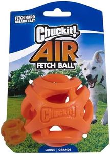 Chuckit! Air Fetch Dog Ball Durable Rubber Dog Toy Launcher Compatible, 1 Pack, Large