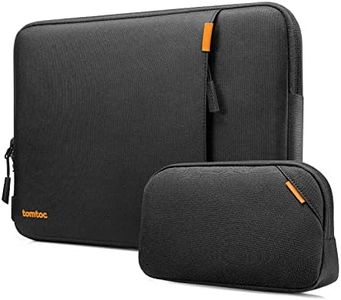 tomtoc 360 Protective Laptop Sleeve Set for 14-inch MacBook Pro M4/M3/M2/M1 Pro/Max A2992 A2918 A2779 2024-2021, 13.8 Surface Laptop 7th Copilot+ PC, Water-Resistant MacBook Case with Accessory Pouch