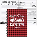 Harloon Camping Journal RV Travel Logbook Camping Log Book Notebook Caravan Motor Home RV Trip Planner Summer Camping Memory Keepsake Book Glamping Diary for Recording Your Adventures, Gifts