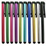 Metal Stylus Touch Screen Pen Compatible with Apple iPhone 4 4S 5 5S 5C 6 6 Plus iPad Galaxy Tablet Smartphone PDA (60pcs in 10 Colors)