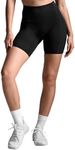 2XU Womens Form Stash Hi-Rise Comp 6 in Shorts - Black/Black - Double Extra Large
