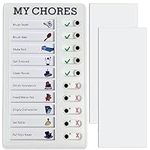 Chore Chart Memo Checklist Board Daily to Do List Planner Check for Kids Adults Multiple Items and Form Good Habit (My Chores)