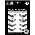 Ardell Studio Effects Demi Wispies for Women (4 PK), Long & Black Fibers False Eyelash, Bold & Full Volume, Flared & Winged Styled