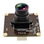 Webcamera usb 5mp Global Shutter USB Camera Module for Computer 60fps High Speed PC Camera Mini UVC USB2.0 Lightburn Camera for Laser Engraver Wide Angle Mini-Sized Webcam for Linux, Windows, Android