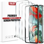 TQLGY 3 Pack Screen Protector for Google Pixel 9 Pro, Tempered Glass Film with Easy Installation Frame, Fingerprint Unlock Compatible, HD Clear, 9H Hardness