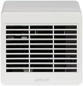 Airflow® Loovent TM01-100mm/4” Extractor Fan with Adjustable Timer 5–45 Mins – Centrifugal Design, 31 l/s Airflow, Anti-Backdraught Flap, TÜV Approved, 3-Year Warranty
