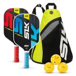 SLK NEO 2.0 by Selkirk: Graphite & Fiberglass Paddle Face | SX3 Honeycomb Core | USA-Designed Pickleball Racket for Traction & Stability