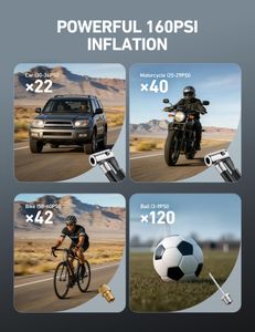 AstroAI Cordless Tyre Inflator – Portable Rechargeable Air Pump