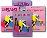 Bastien Piano Basics Level 1 - Learn to Play Four Book Set - Includes Level 1 Piano, Theory, Technic, and Performance Books [Paperback]