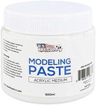 U.S. Art Supply Modeling Paste Acrylic Medium, 500ml Tub