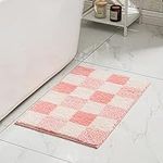 CozeCube Checkered Bath mats for Ba