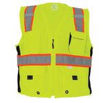 Global Glove GLO-079 - FrogWear HV - High-Visibility Mesh Polyester Surveyors Safety Vest - 4X-Large