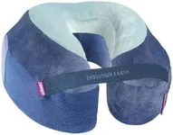 Cabeau Evolution Earth Memory Foam Travel Neck Pillow The Best Travel Pillow with 360° Head, Neck and Chin Support (Water)