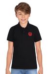 Allen Solly Boy's Regular Fit T-Shirt (ABKPERGFE16348_Black