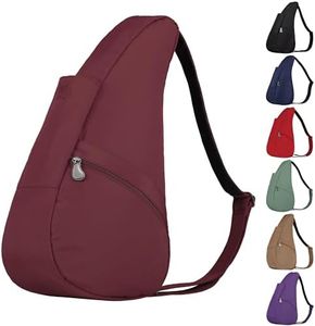 AmeriBag Classic Healthy Back Bag tote Microfiber Small (Cabernet)