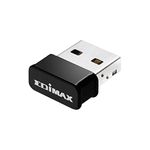 Edimax Wi-Fi 5 Nano 802.11ac AC1200 Dual-Band Adapter for PC, Wireless AC USB Adapter Dongle, Up to 867Mbps (5GHz) / 300Mbps (2.4GHz) Fast Transfer, Win 11 Plug-n-Play, Mac OS, Linux, EW-7822ULC