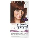 Clairol Nice'n Easy No Ammonia Hair Dye, 81 Mahogany