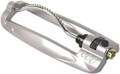 Rocky Mountain Goods Turbo Metal Oscillating Sprinkler - Aluminum Frame Sprinkler with Solid Brass Jets - Covers up to 3,600 Ft - Built in Flow Control - Includes Spray Jet Cleaning Needle