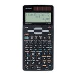 Sharp EL-W506T Scientific Calculator with 4 Line Display, WriteView, D.A.L. Input, Black