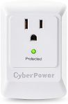 CyberPower CSB100W Essential Surge Protector, 900J/125V, 1 Outlet, Wall Tap