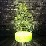 3D Illusion Lamp Led Night Light Labyrinth Remote Control Colorful Touch Luminary Table Lamp Children s Birthday Holiday Gifts