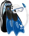 CRESSI PALAU BAG SET (41/44) | Complete Snorkeling Kit | Fins + Mask + Snorkel | Unisex