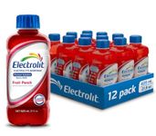 Electrolit Hydration Beverage & Recovery Drink w/Electrolytes, 625ml - Pack of 12- FRUIT PUNCH