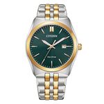 CITIZEN Stainless Steel Analog Green Dial Men Watch-Bm7339-89X, Multi-Color Band