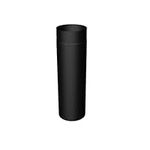 RHINO FLUES - 6 Inch (150mm) Stove Flue Pipes 500mm Length Matt Black for Multi-Fuel & Wood Burning Stove. Friction Fit - Robust Quality Construction of Heat Resistant enameled Steel.