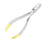 TRISBRO Hard Wire Cutters, Pro Grip TC Inserts Dental Orthodontic Stainless Silver Instruments (pack of 1)