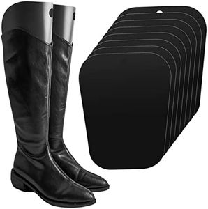 Vesaneae 8 Piezas Insertos de Formas de Botas, Hormas de Botas, Soportes de Botas Altas Plastico, Negro Moldeador de Botas, Árboles de Botas Largas, Tensores de Botas para Mujeres Niñas Hombres