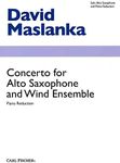 Concerto for Alto Saxophone and Wind Ensemble (Piano Reduction)