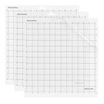 REALIKE Cutting Mat for Silhouettes Cameo,12X12 inch Adhesive Sticky in 3Pack Flexible Replacement Vinyl Cutting mat for Craft Sewing