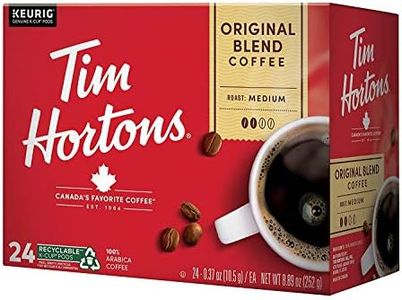 Tim Hortons Original Blend, Medium Roast Coffee, Single-Serve K-Cup Pods Compatible with Keurig Brewers, 24 Count(Pack of 1)(Packaging may vary)