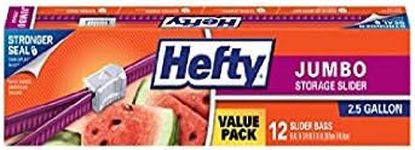 Hefty Slider 2.5 Gallon Jumbo Stora