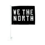 The Sports Vault by Inglasco NBA Toronto Raptors We The North 2-Sided Car Flag, Black