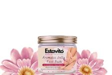 ESTAVITO Jelly soothing Foot Bath With Rose Petals |REPAIRS CRACKED HEELS AND SOFTENS CUTICLES|