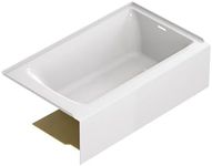 American Standard 2965102.020 Aspirations 60 x 36-Inch Alcove Bathtub, Right-Hand Drain, White