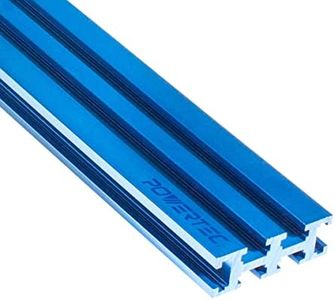 POWERTEC 71182 Multi T-Tracks | 36” Long - 2-1/4” High | Universal T Track Extrusion For Woodworking