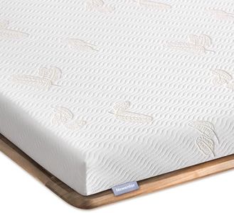 Newentor® 5cm Gel Infused Memory Foam Mattress Topper - 2 Inch Dual-Layer Mattress Topper Bed with Oeko-TEX & CertiPUR-US Certified - Mattress Topper with Washable Zipped Cover, Super King