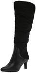 LifeStride Women's Glory-wc Mid Calf Boot, Black, 8.5