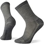 Smartwool Men's Hike Classic Edition Full Cushion Crew Hiking Socks, Medium Gray, L UK