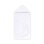 Burt's Bees Baby - Hooded Towel, Absorbent Knit Terry, Super Soft Single Ply, 100% Organic Cotton (Cloud White)