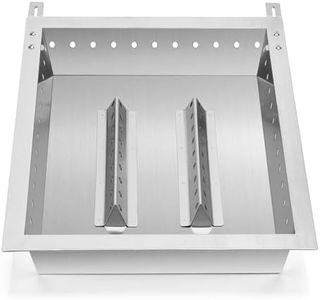 onlyfire Adjustable Charcoal Tray Fits for Most Weber Spirit and Genesis Gas Grills, Stainless Steel Charcoal Ash Pan, Helps Save Gas While Cooking