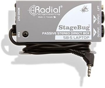 Radial StageBug SB-5 1-channel Passive Laptop Direct Box